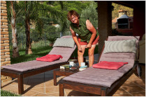 Relaxen wie die Könige in unserem Garten
