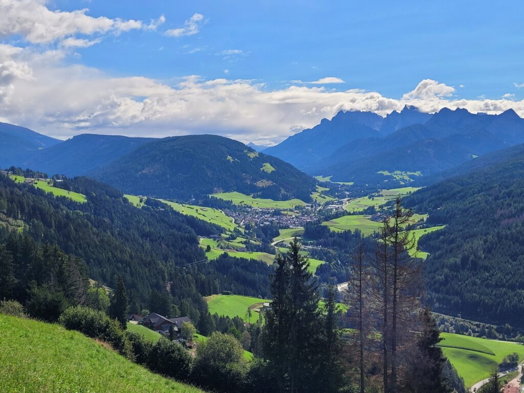 Blick auf Welsberg im Pustertal